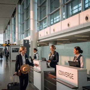 Departure-and-greet-service